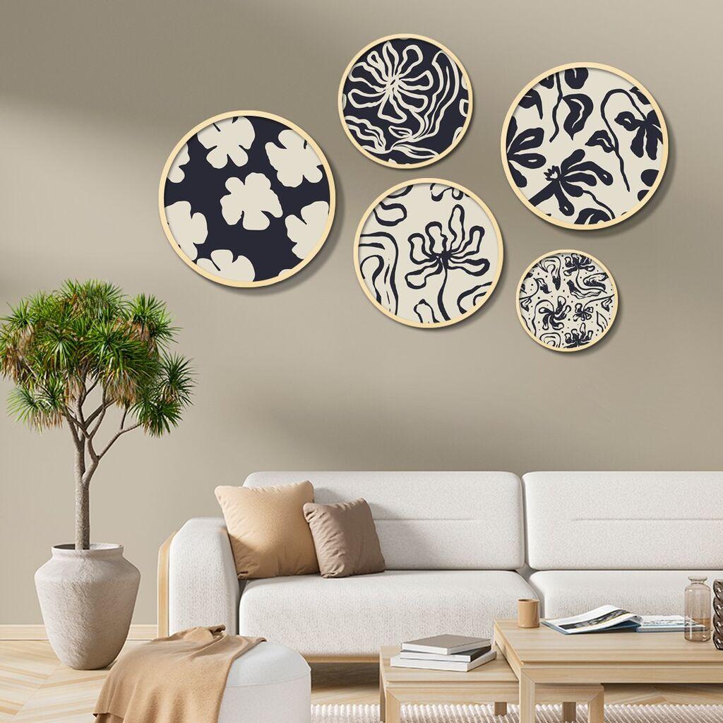 Декоративна слика Wallity Yats-05, 43,5x43,5 см, 5 дела