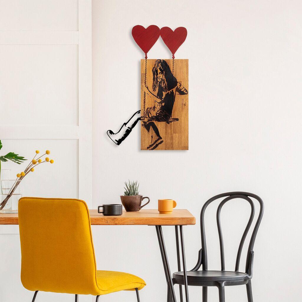 Wallity dzидна декорација Banksy - 18, 50x80 см, црна