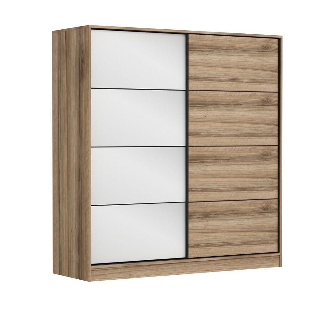 Гардеробер Hanah Home Kale-7171, 220x210x60 см, дабово-бела