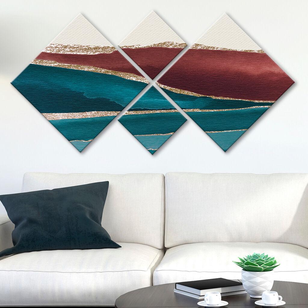 Слика Wallity 4MDF2051399, 60x115 см, 4 дела