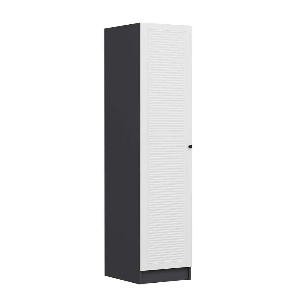 Гардеробер Hanah Home Minar Kale-8771, 45x210x52 см, црно-бел