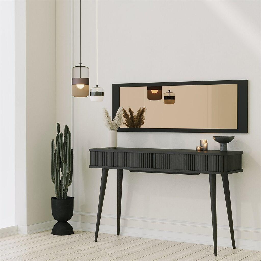 Огледало за дома Hanah Basic, 40x120cm, црно