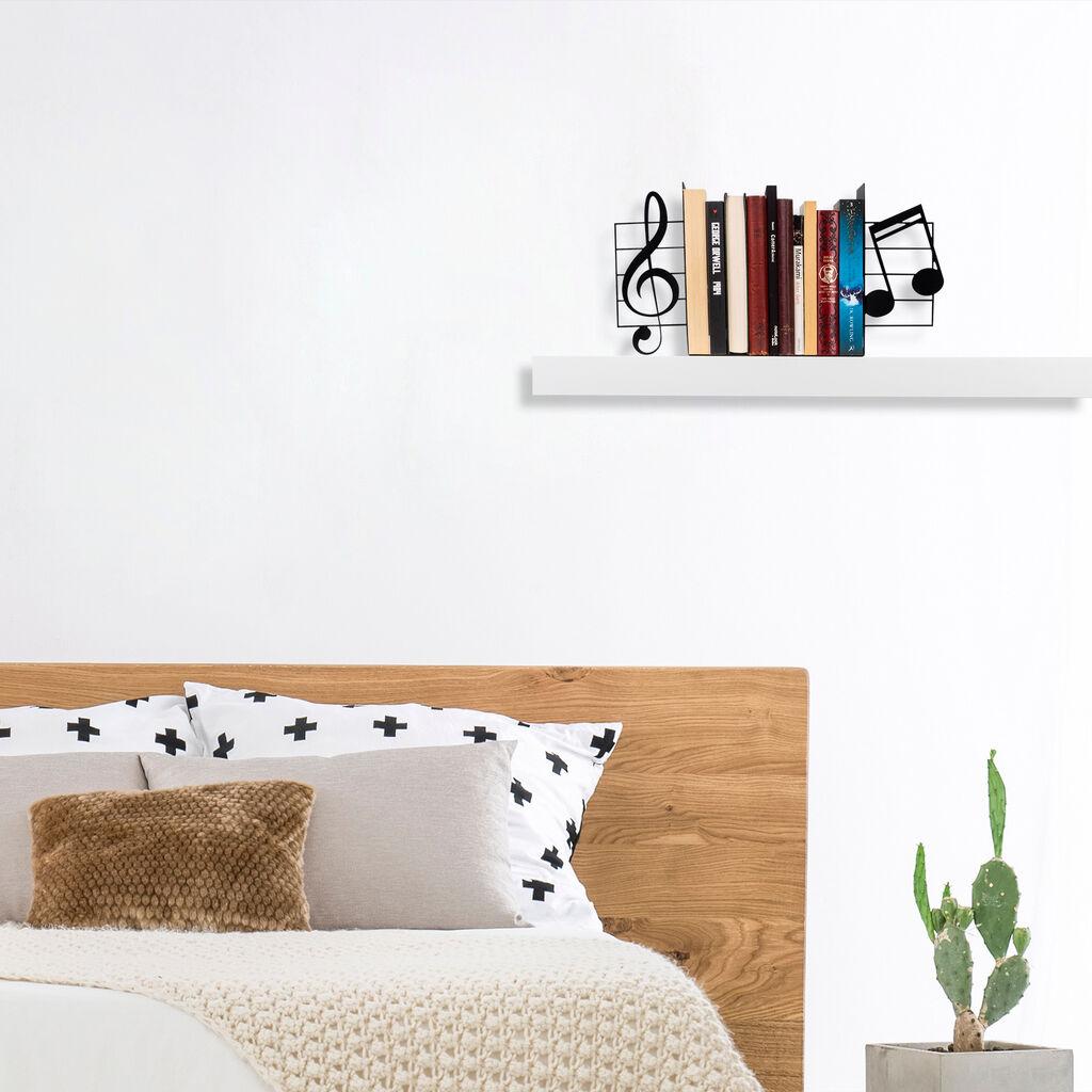 Држач за книги Wallxpert 18, црн