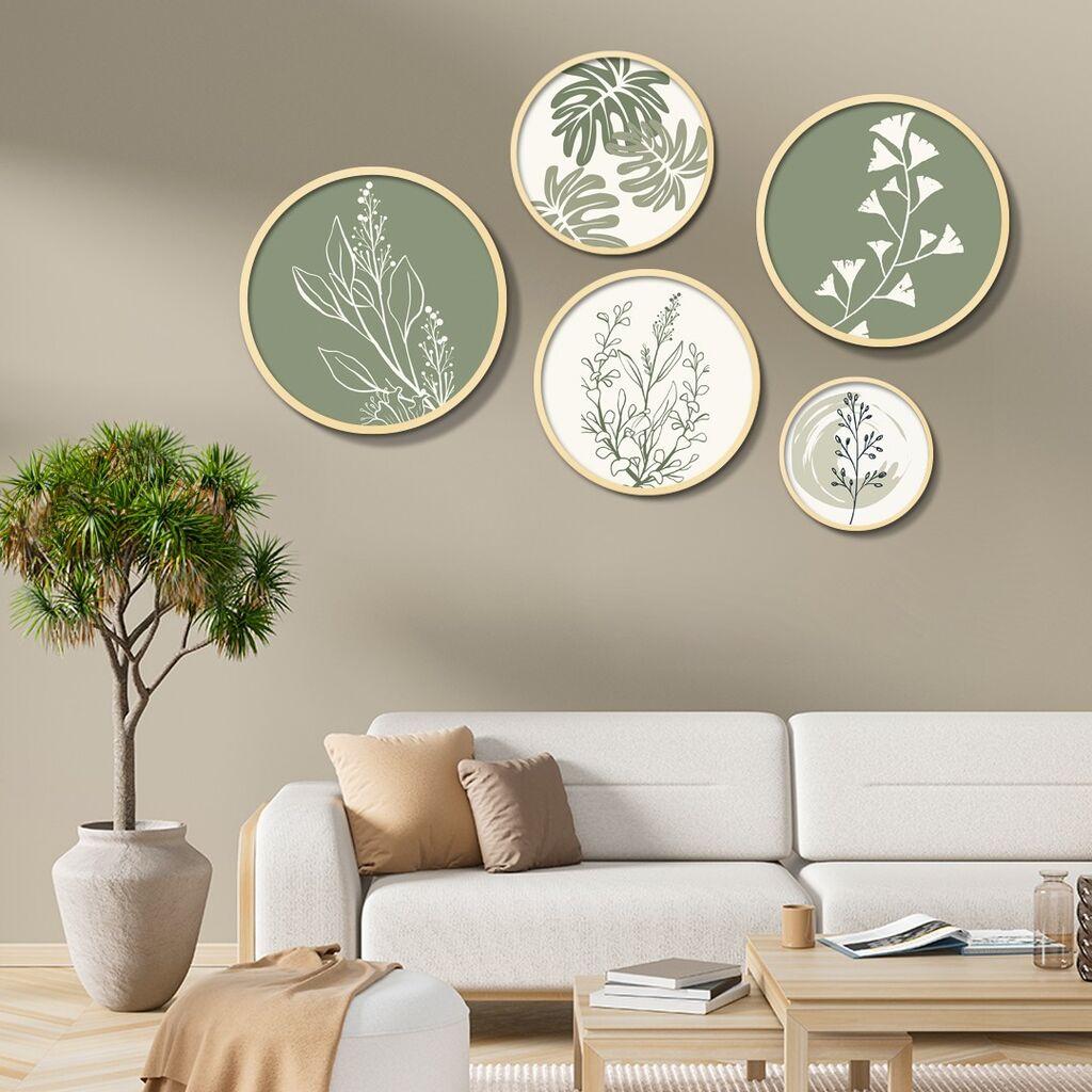 Декоративна слика Wallity Yats-04, 43,5x43,5 см, 5 дела