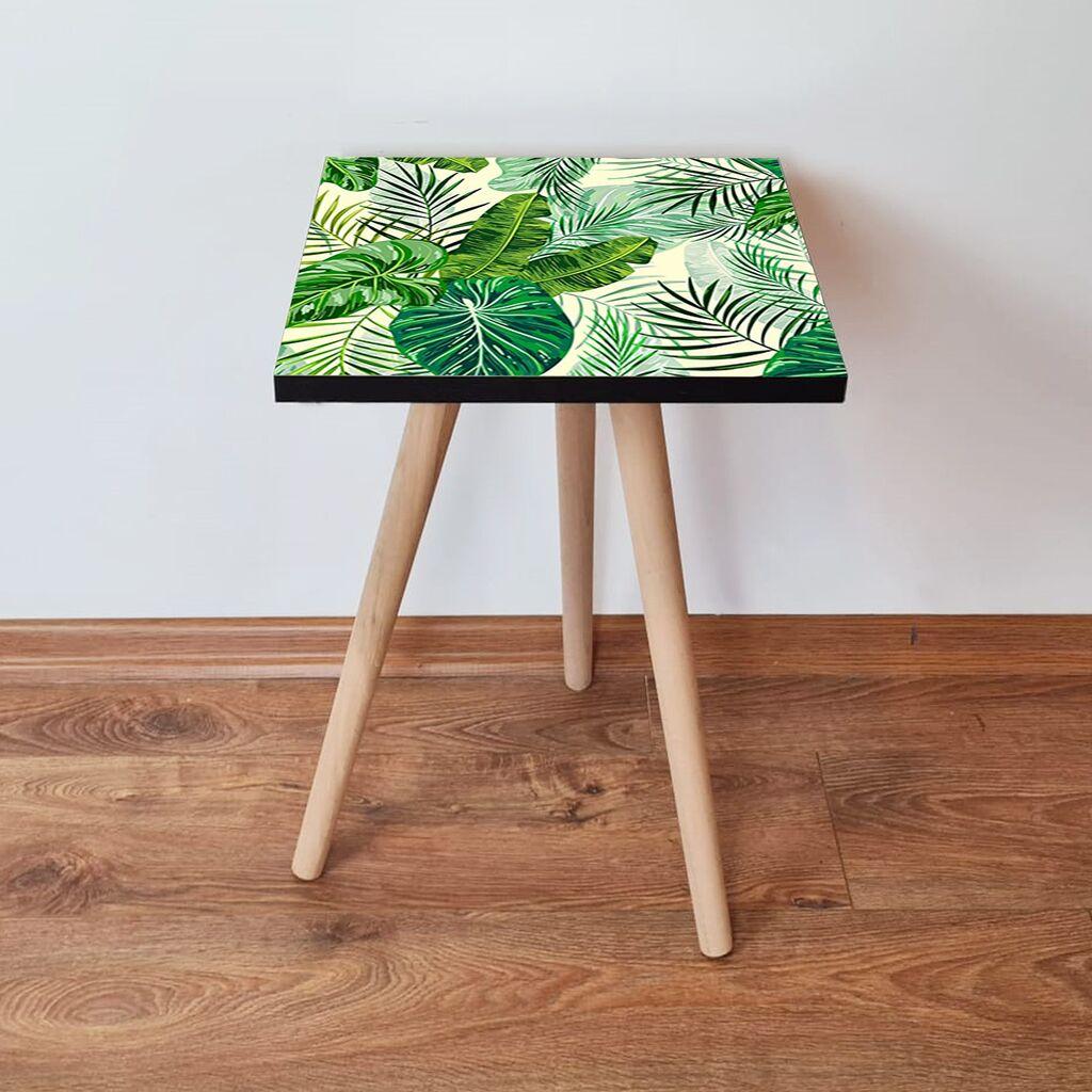 Маса Hanah Home Club Shp98, 35x42x35 см, зелена