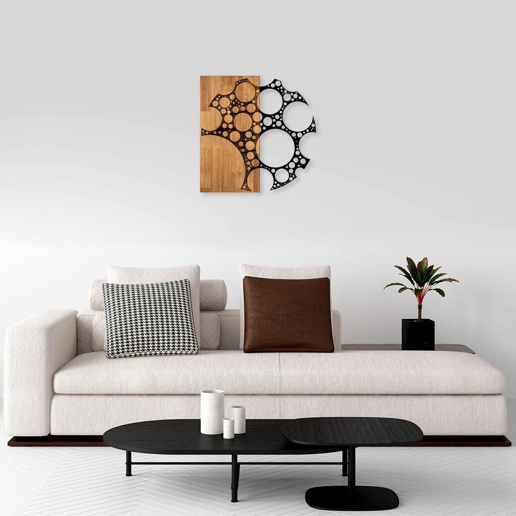 Wallity декорација за ѕид MA-284, 58 x 58 см, кафеава