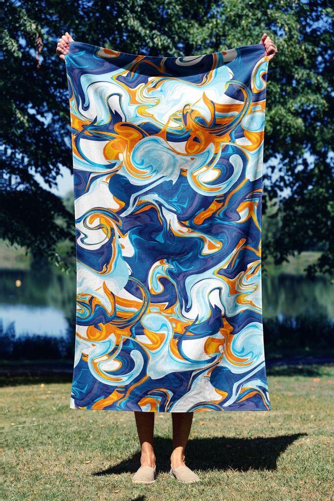 L'essentiel Maison пешкир за плажа 70x130cm Шарена