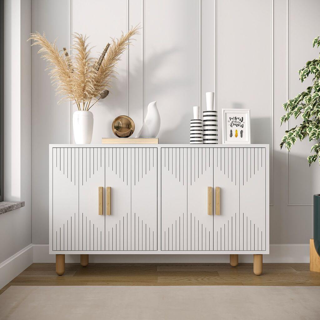 Hanah Home Console Roger, 120x73,6x29,6 см, бела