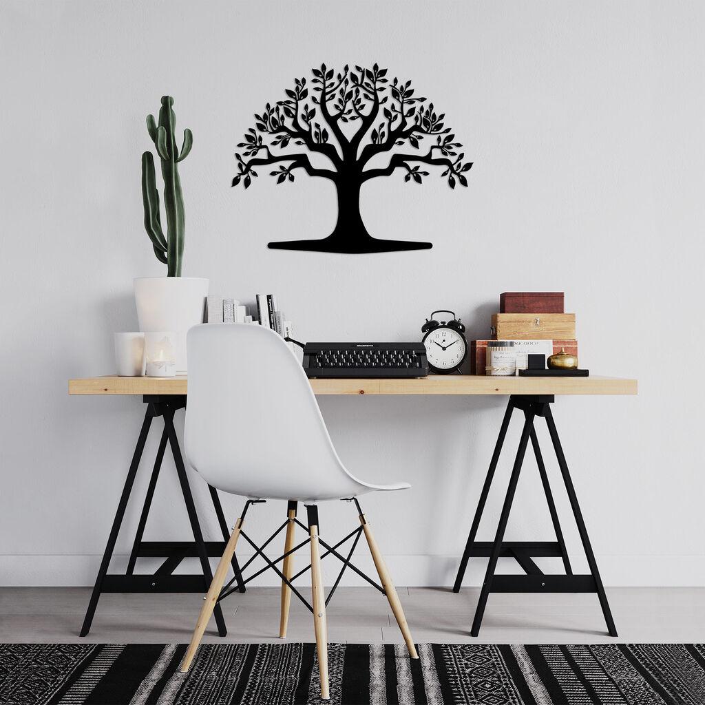 Wallity dzидна декорација Монументално дрво 20, 55 x 70 см, црна