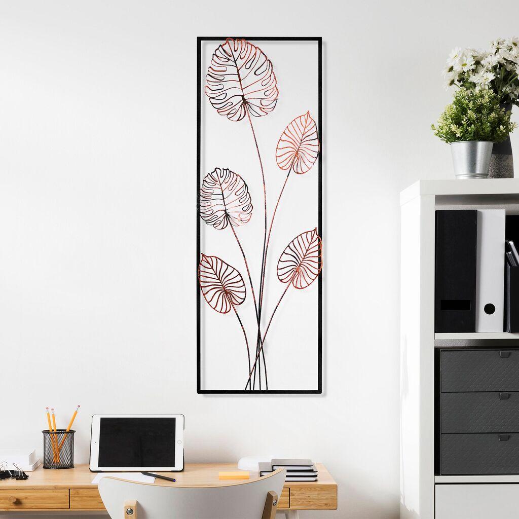 Wallity Метална ѕидна декорација, 32x90x4 cm, шарена