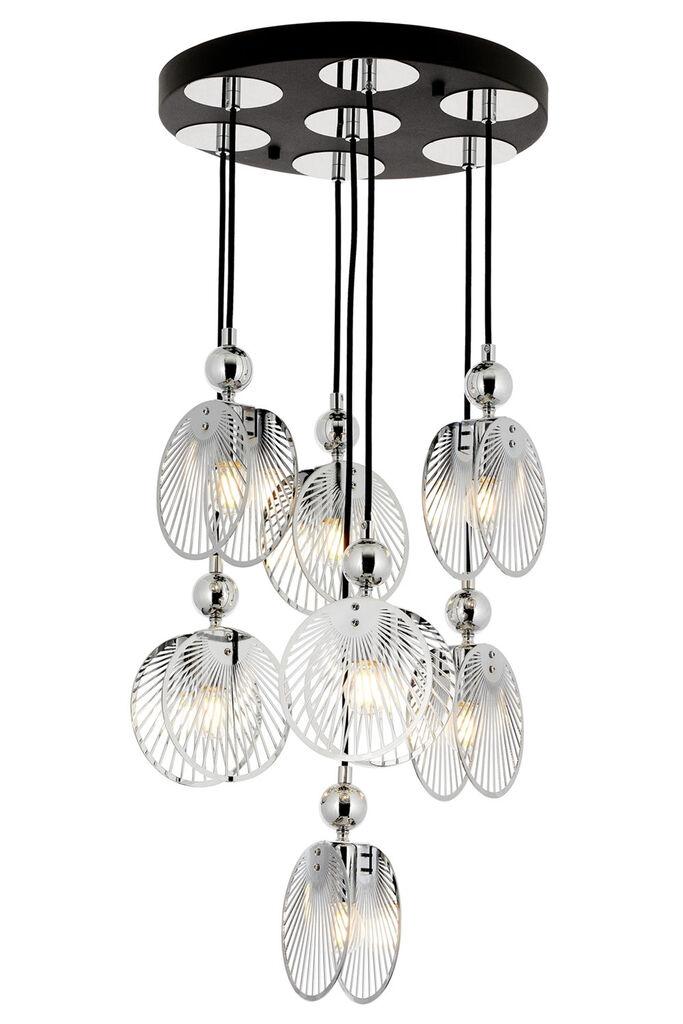 Opviq Luster Av-4317-7Kt, 95 см, црно-сребрена боја
