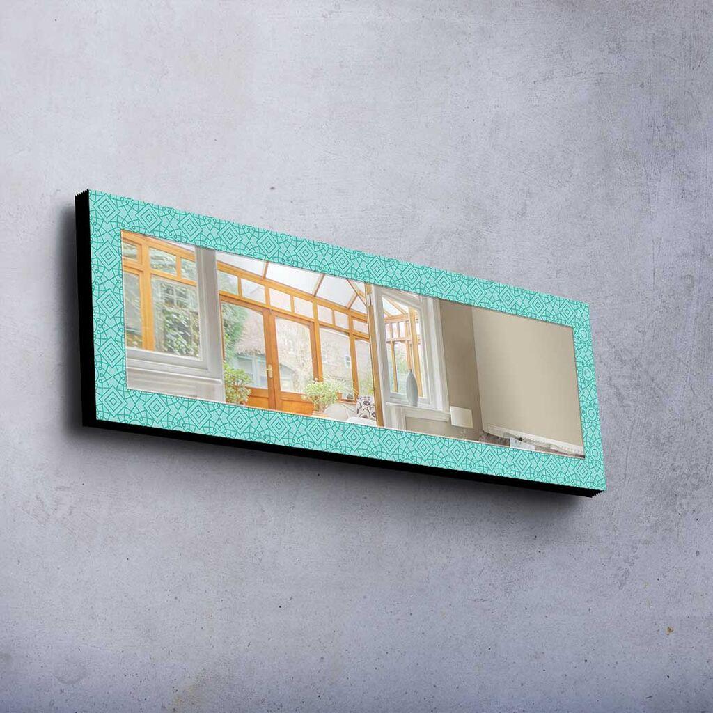 Wallity Декоративно огледало 40120MA-034, 40x120 см, Тиркизна