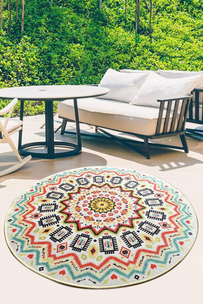 Conceptum Hypnose Carpet Mandala Balcon, O140cm, Шарена