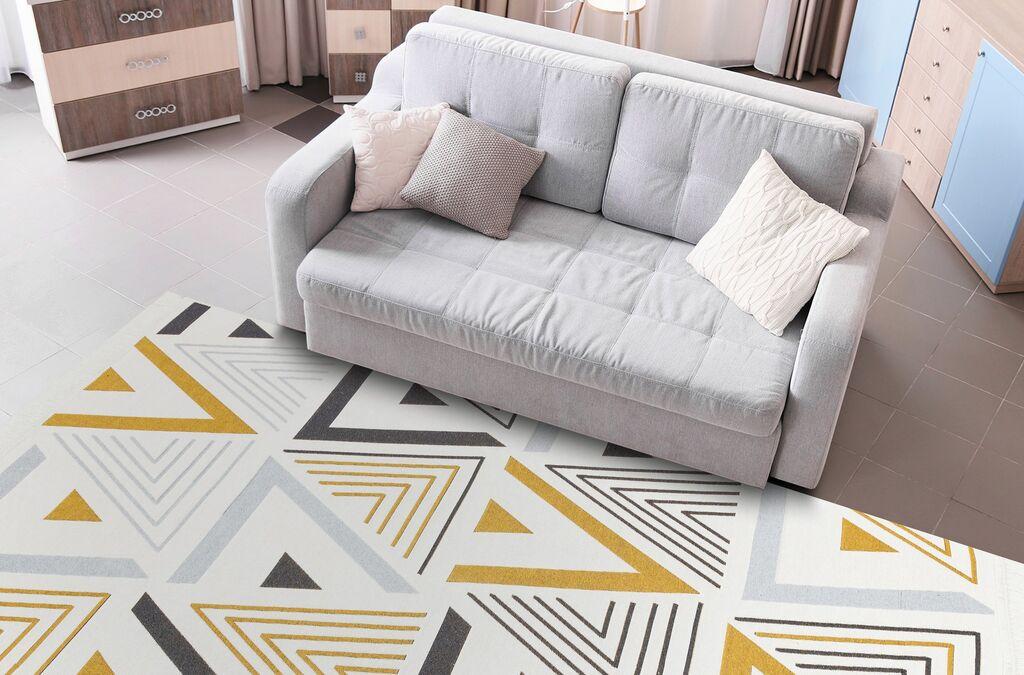 Conceptum Hypnose тепих 80x300cm Жолто-сив