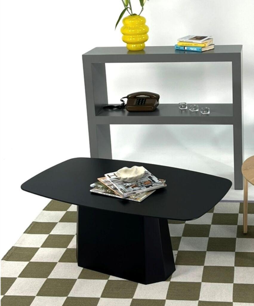 Маса Hanah Home Club Lilyum Голема, 100x42x54 см, Црна