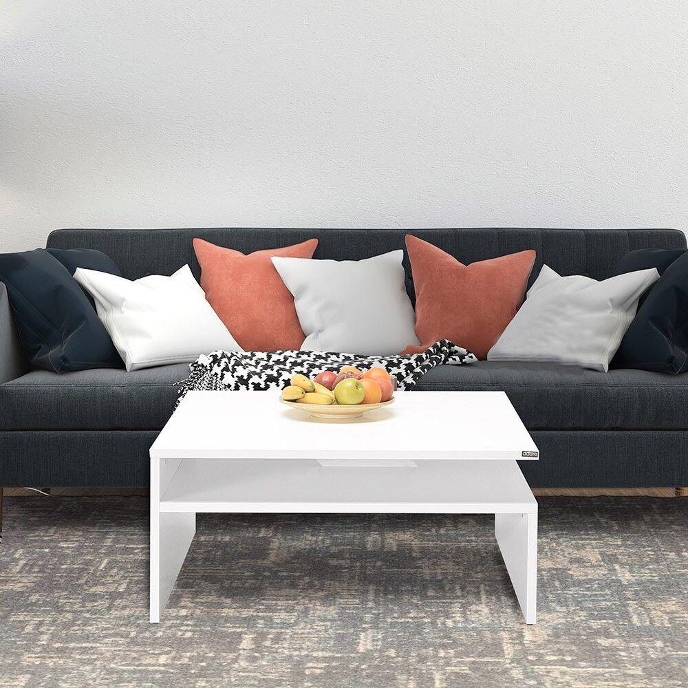 Маса Hanah Home Club Shp-640-Dd-1, 90x42x90 см, бела