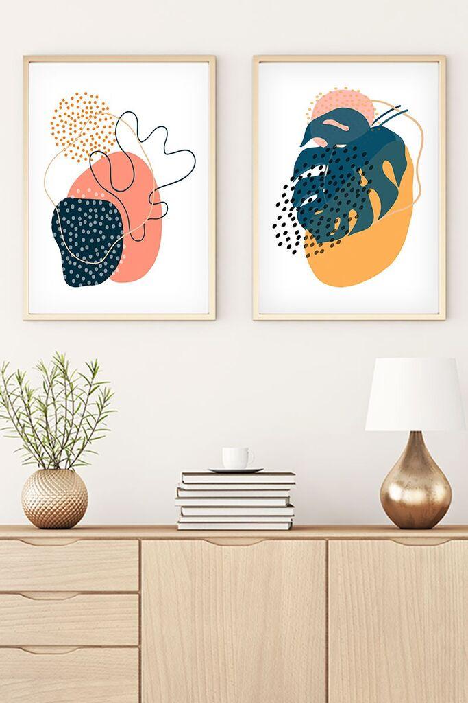 Слика во рамка Wallity Huhu43, 30x40 см, 2 дела