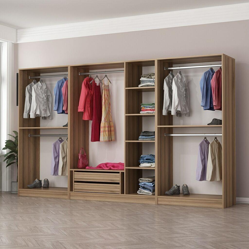 Гардеробер Hanah Home Kale-7672, 315x210x52 см, даб