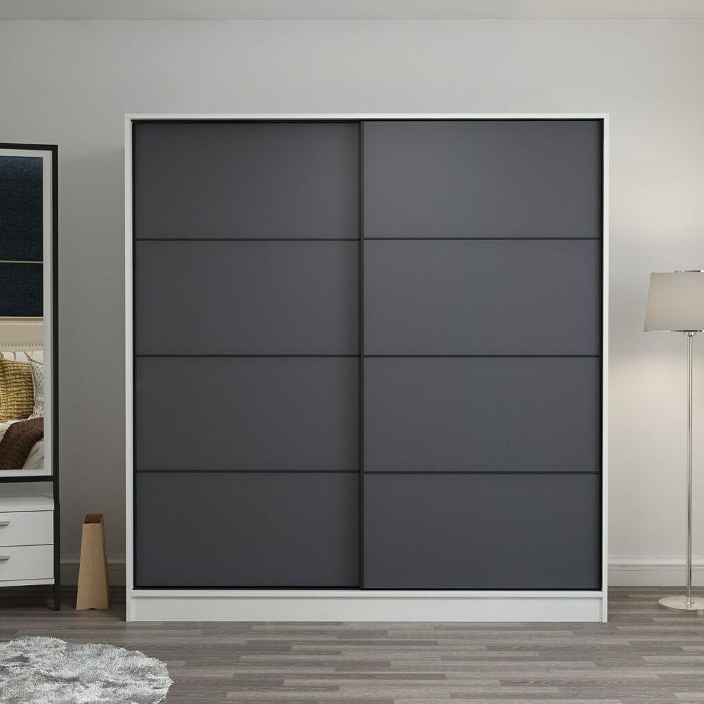 Гардеробер Hanah Home Kale-3159, 180x190x52 см, Антрацит