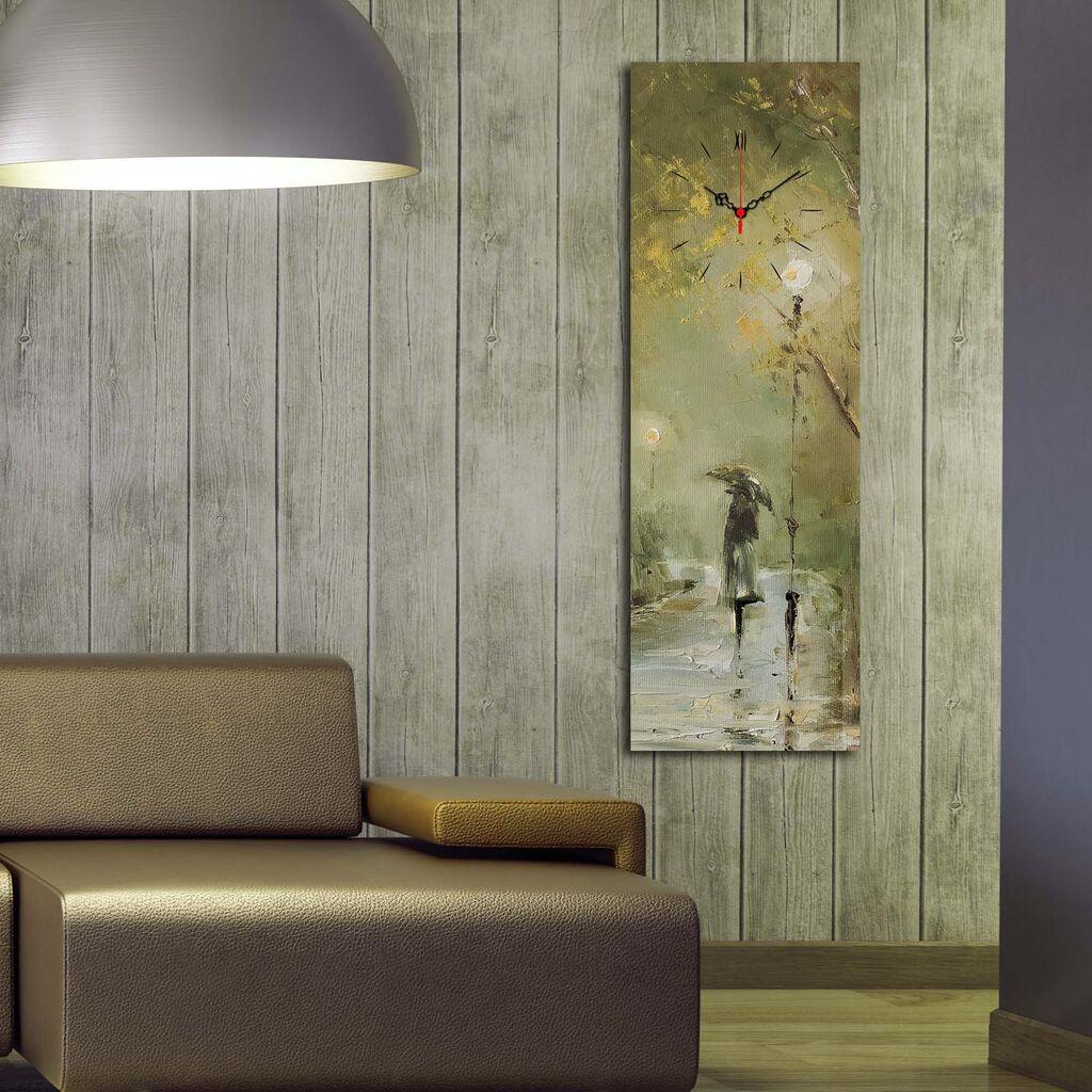 Wallity dzиден часовник 30x90cm во боја