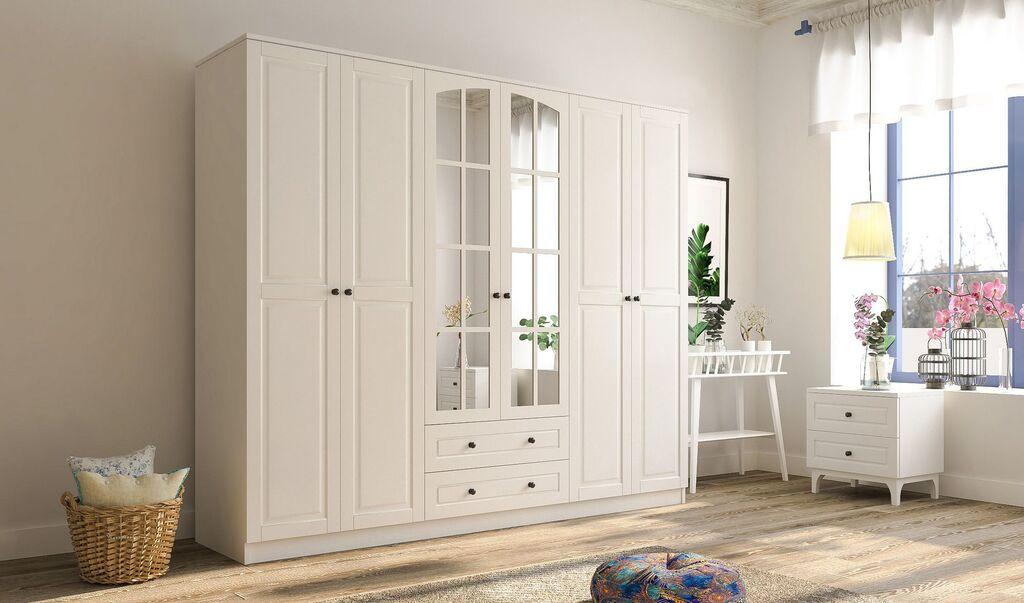 Гардеробер Hanah Home Rb-018, 210x184x52 см, беж
