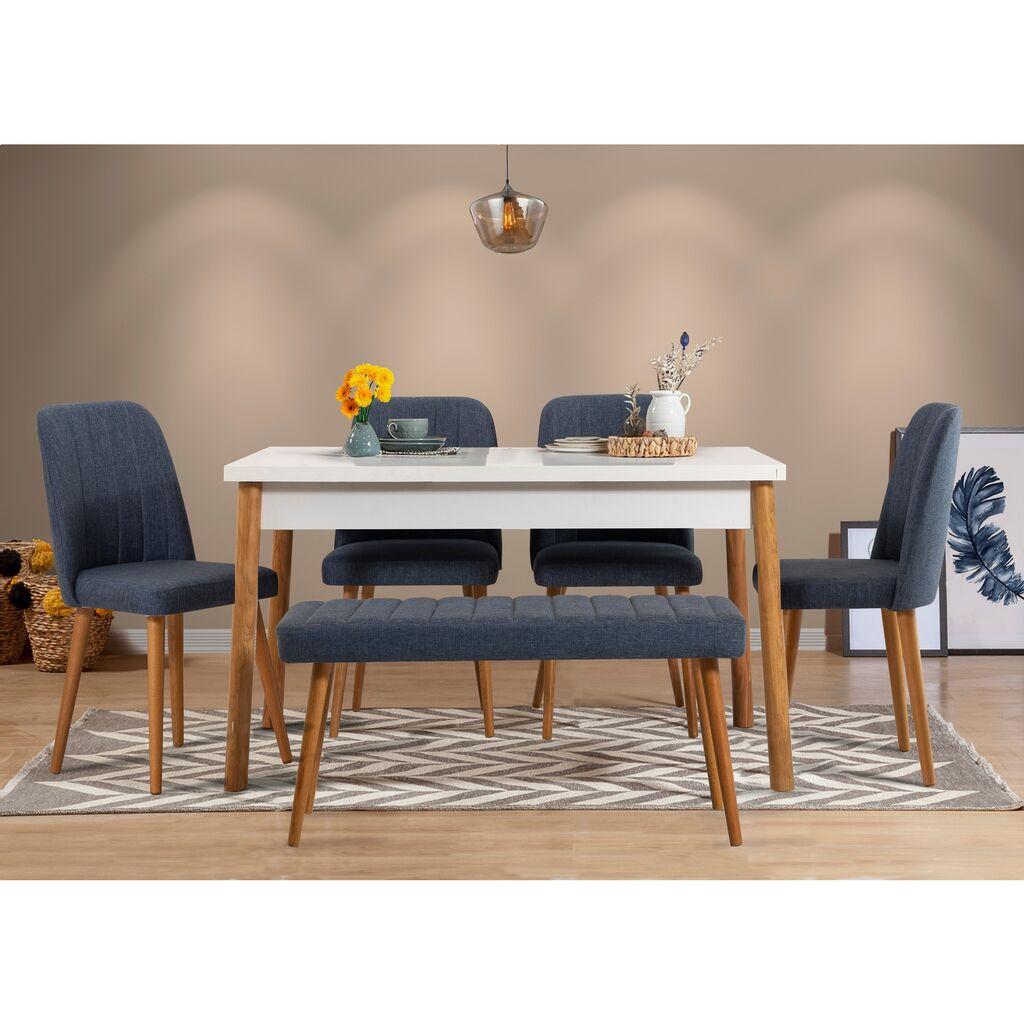 Трпезариски сет Hanah Home Costa 1048-2 AB, 6 парчиња, Teget