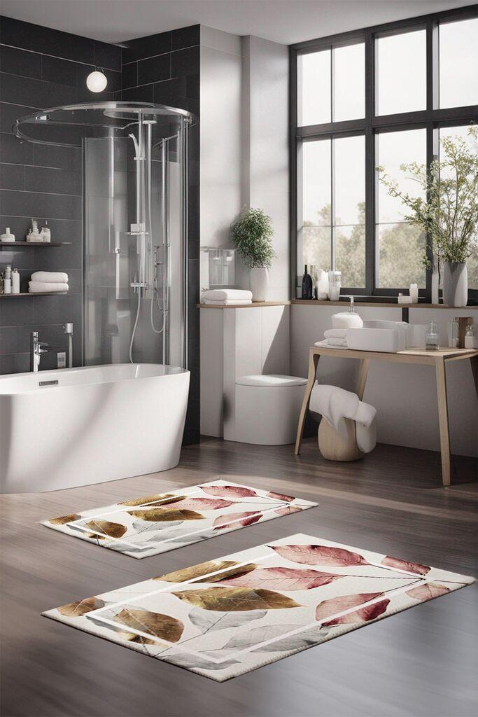 Комплет подлошки за бања L'essentiel Maison CT-5061, 2 парчиња, шарени