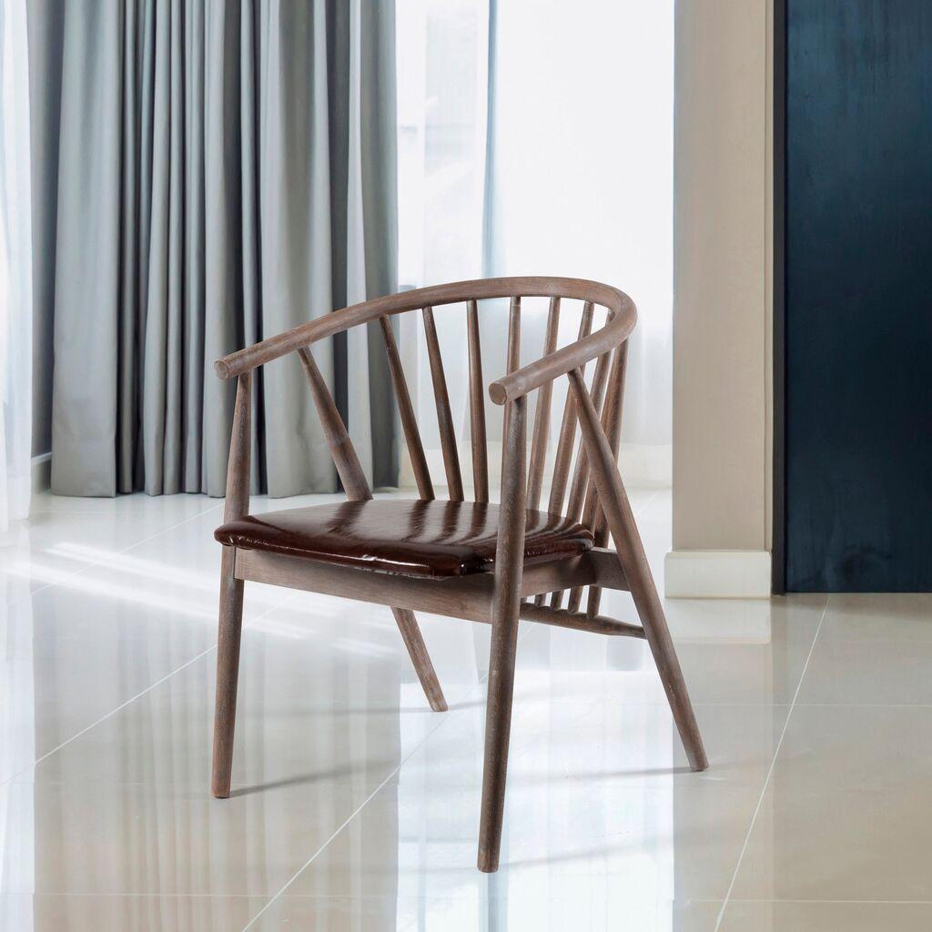 Стол Hanah Home Albero49, 55x77x47 см, кафеава