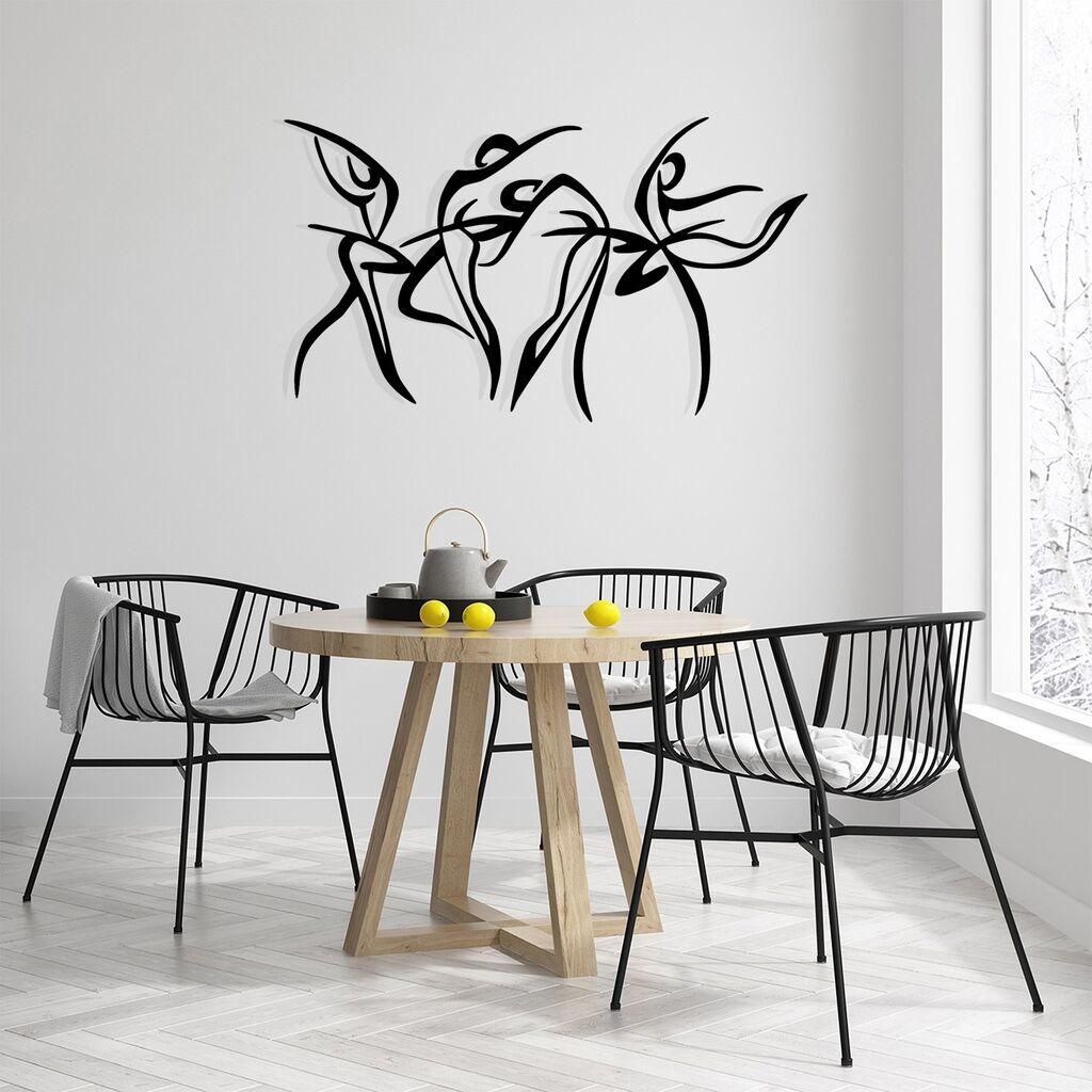 Wallity декорација за dzид Felicita M, 97 x 56,5 см, црна