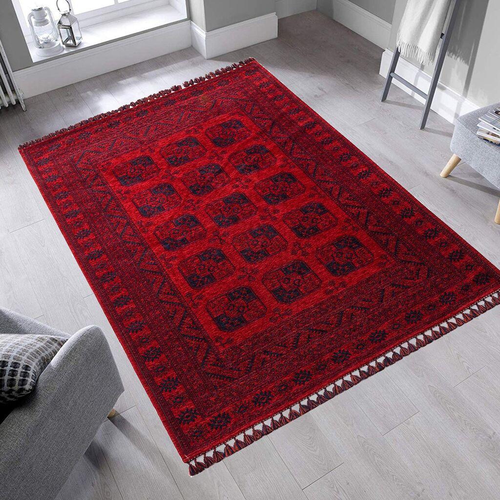 Conceptum Hypnose тепих 160x230cm Црвено-темно сина