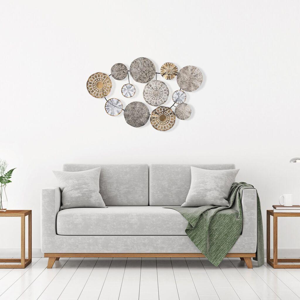 Wallity декорација за ѕид Saye 5, 84 x 10 x 63 см, шарена
