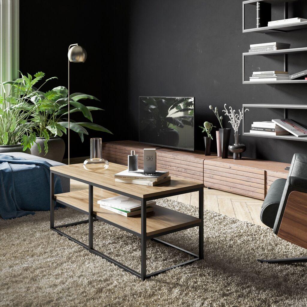 Маса Hanah Home Club Forteaus, 110,4x47x52 см, беж
