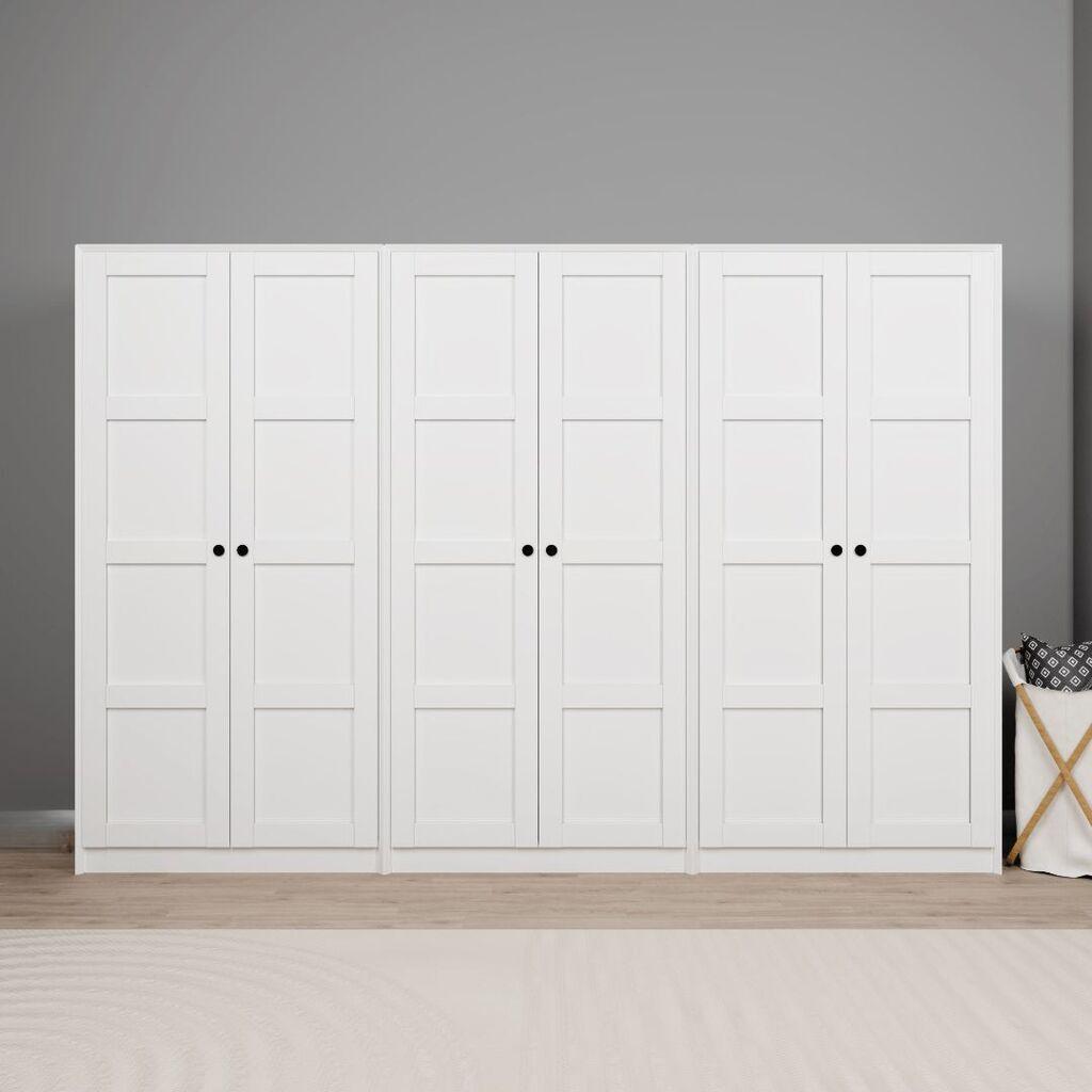 Гардеробер Hanah Home Lucas 1600-88, 280x190x60 см, бела