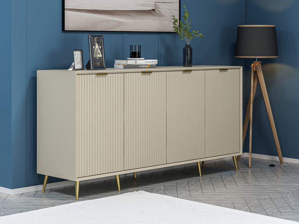 Hanah Home Console Luxe, 180x90x45 см, кремаста