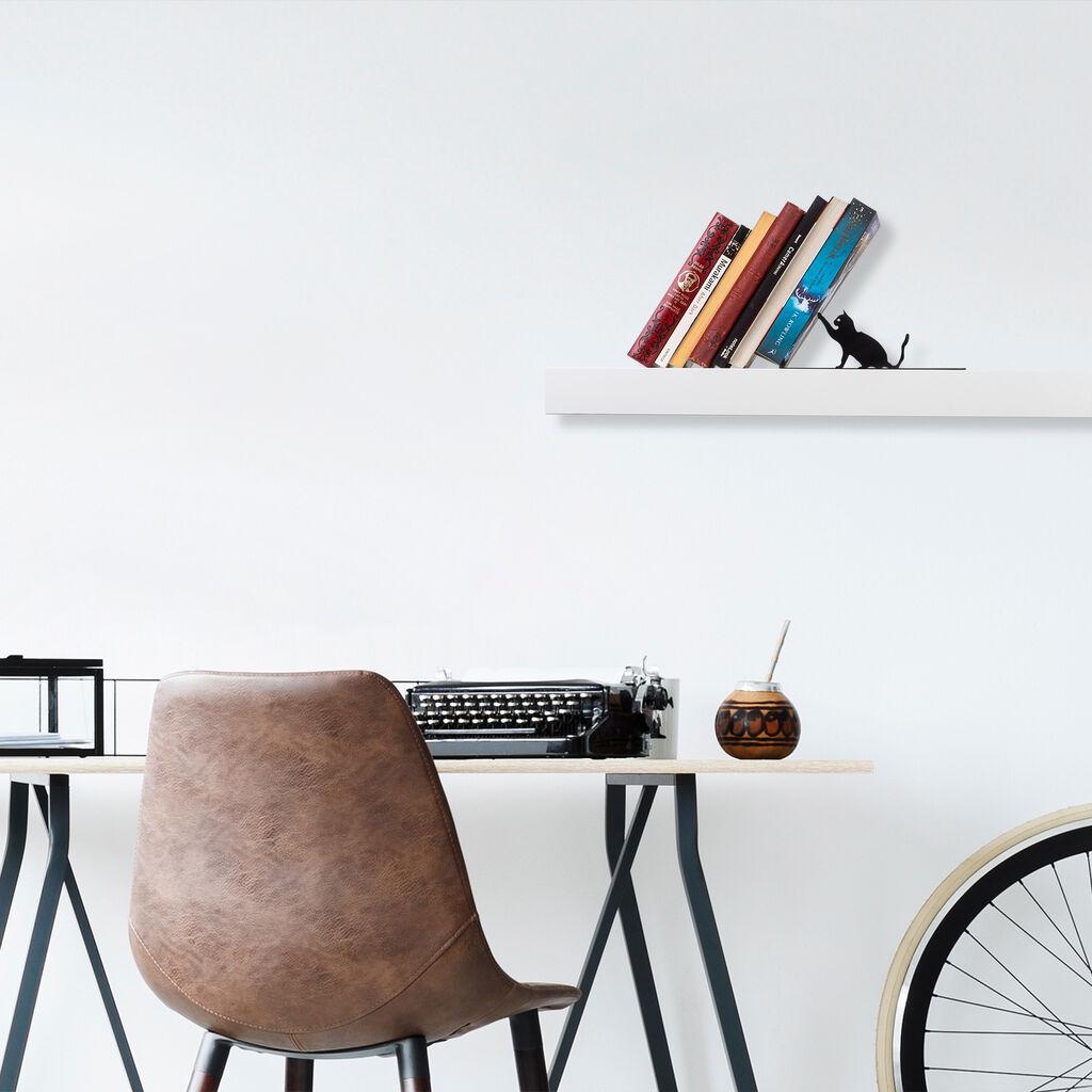 Држач за книги Wallxpert 20, преграда за книги, црна