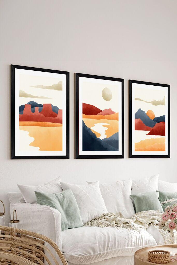 Декоративна слика Wallity Artsycllct31, 33x48 см, 3 дела