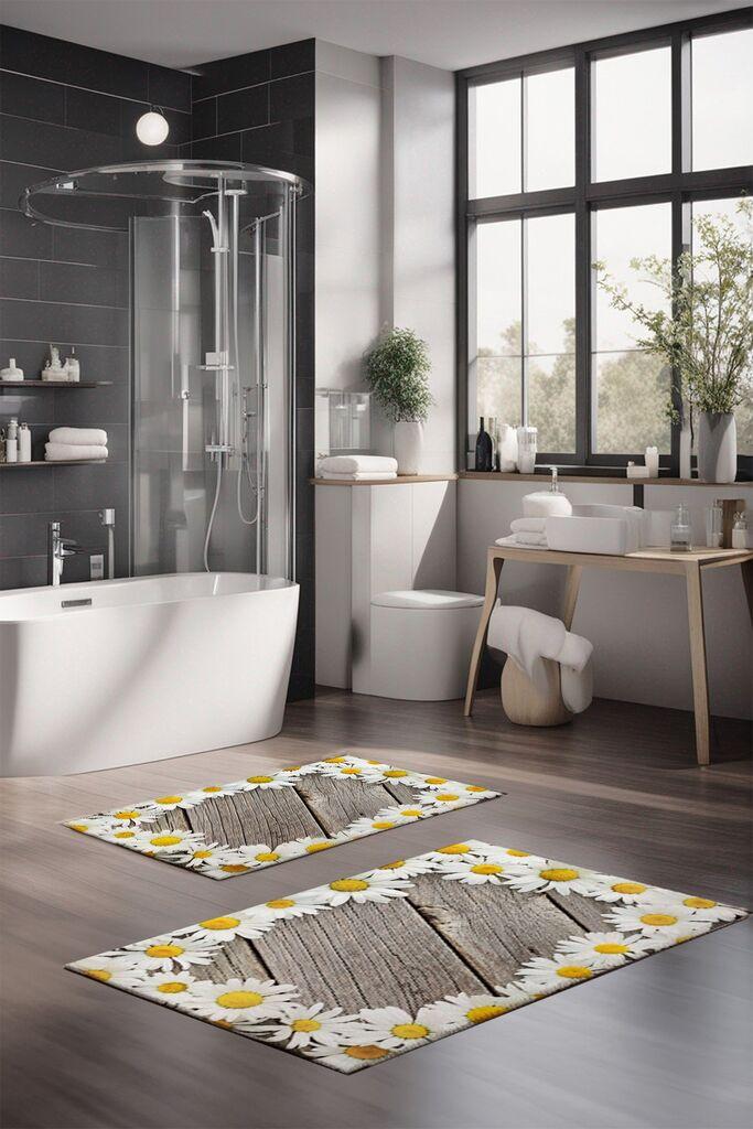 Комплет душеци за бања L'essentiel Maison CT-5228, Шарени