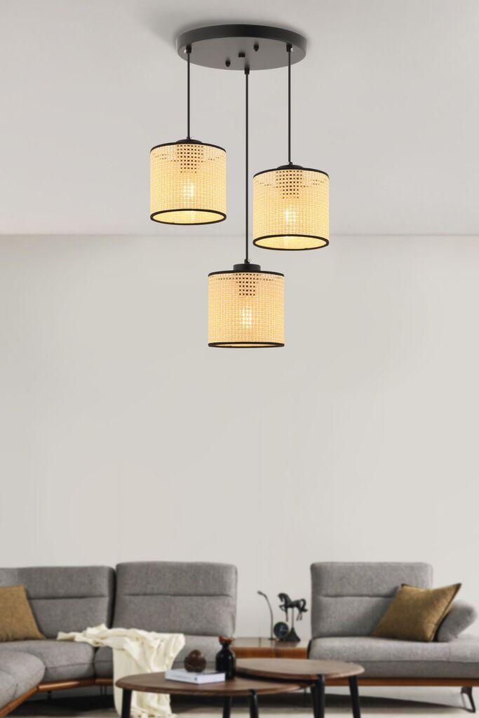 Opviq Luster Multi Balance Hazeran, 32 см x 32 см, беж-црна