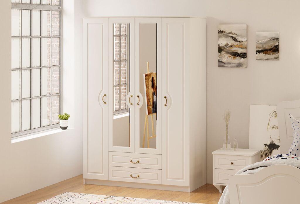 Гардеробер Hanah Home Rb-177, 140x210x52 см, бел