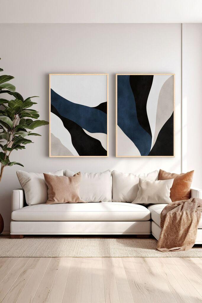 Wallity врамена слика Ersy2Limodel39, 33x48 см, 2 дела