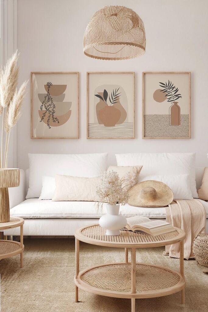 Слика Wallity 3Dartsoho21, 3 дела, 33 x 48 см