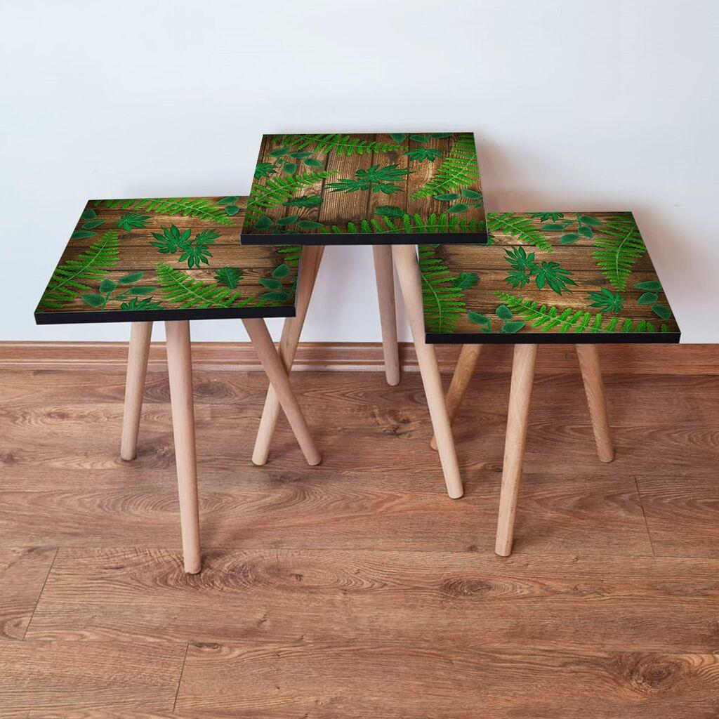 Комплет масички за кафе Hanah Home 3Shp14, 3 парчиња, шарени
