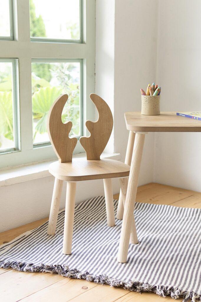 Детска столица Hanah Home Deer, 30x25x30 см, кафеава