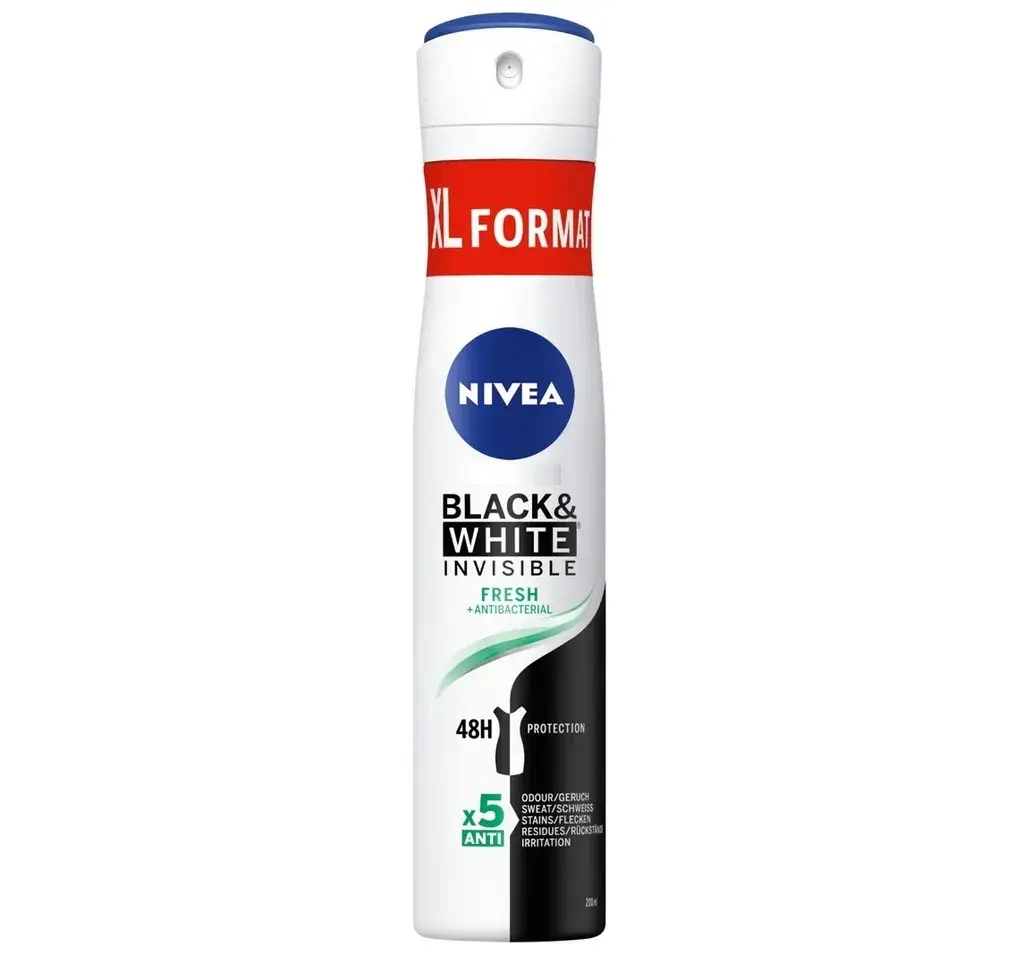 Nivea Женски дезодоранс Black & White Invisible Fresh 200 ml