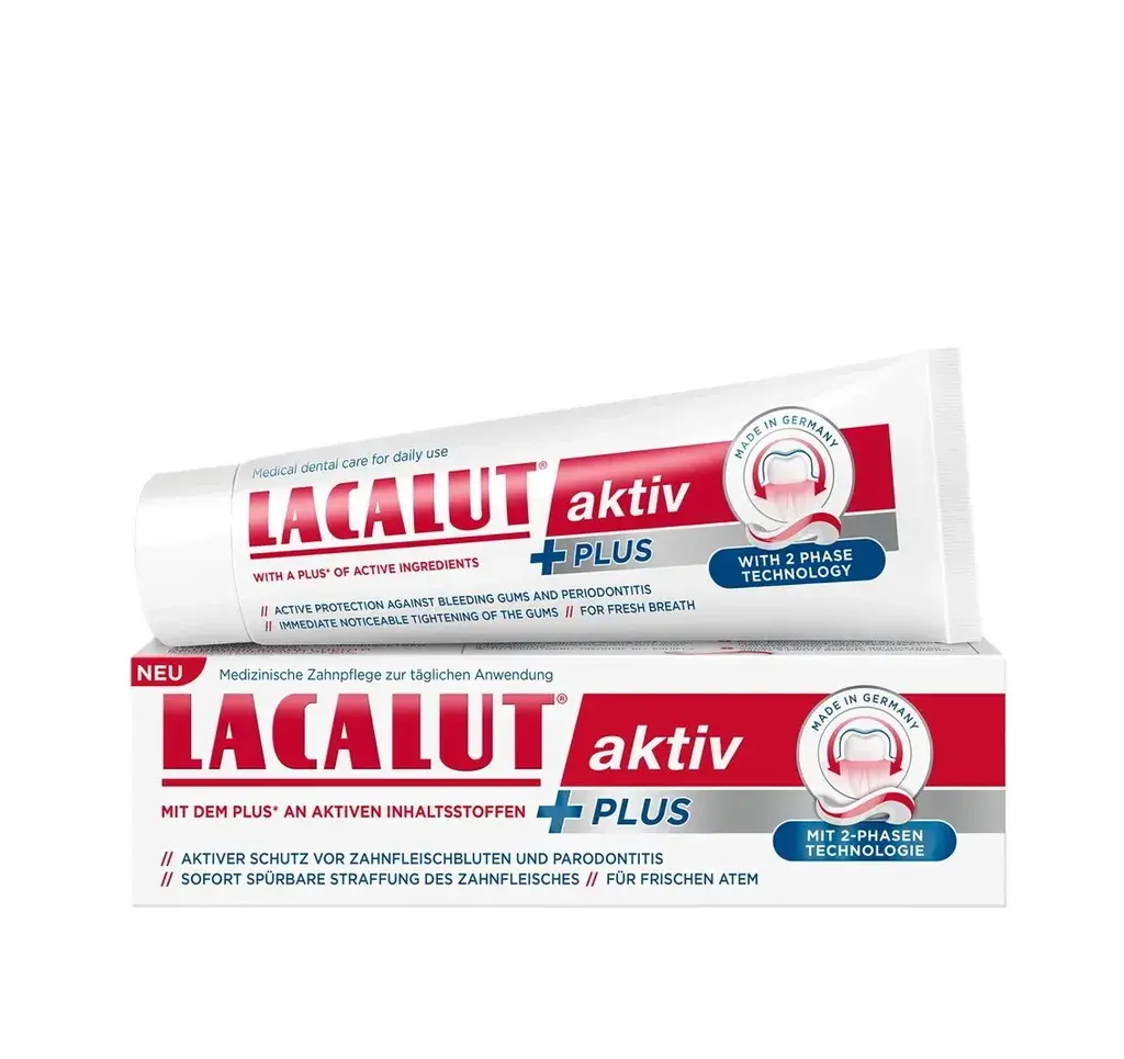 Паста за заби Lacalut Aktiv Plus, 75 ml