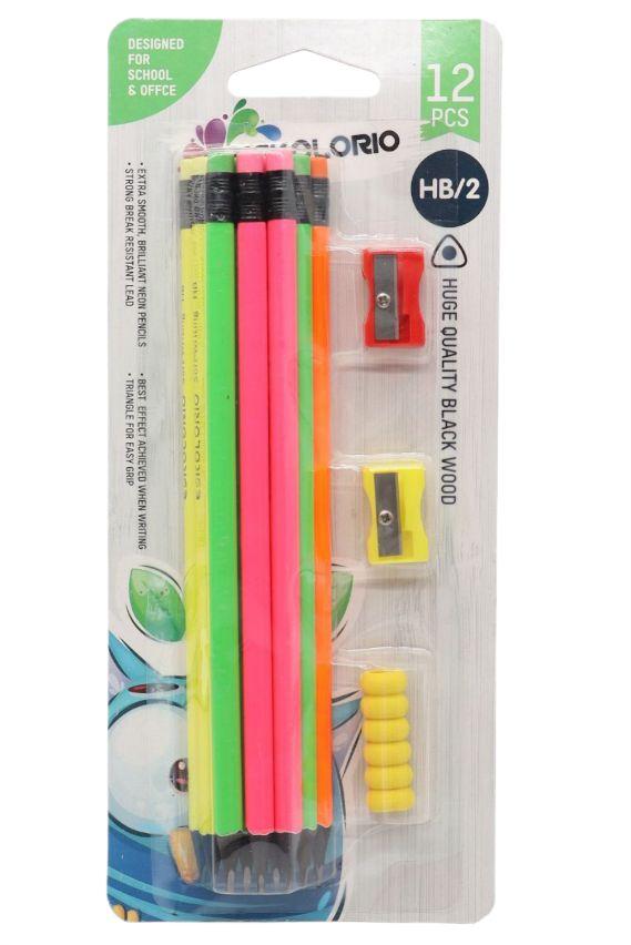 Eskolorio Сет моливи - НВ блистер 1/12