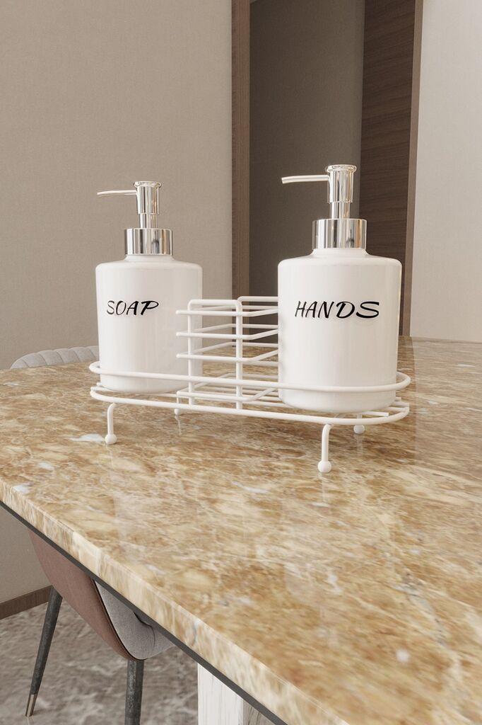 Дозатор за сапун Hermia SB082-W, бел