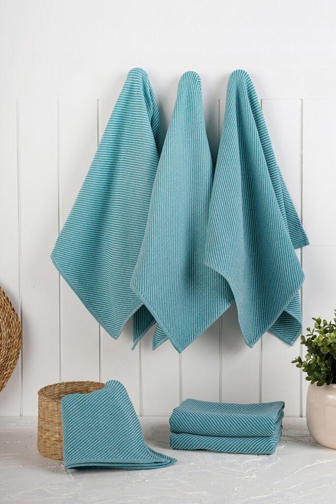 Кујнски крпи Хермија Елоиз, 6 парчиња, петрол