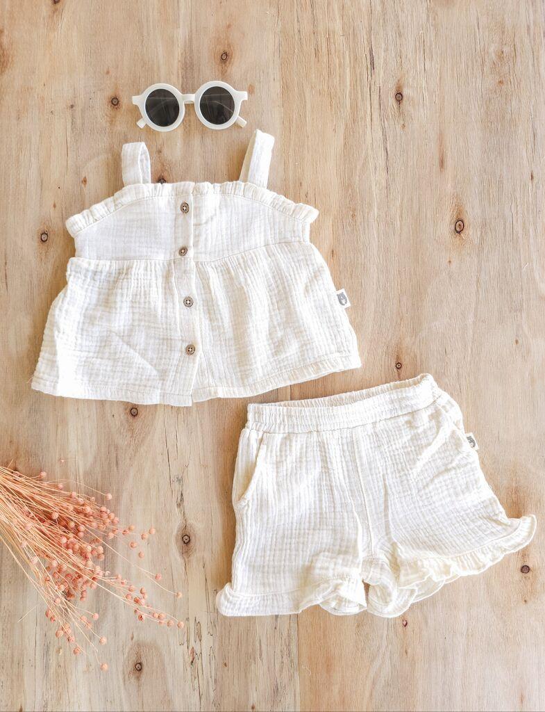 Органски летен комплет со очила