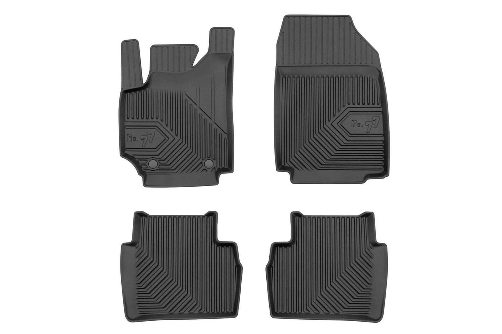 FROGUM 2.5D Гумени патосници модел 77 за Fiat Croma 2005-20114 дела црни